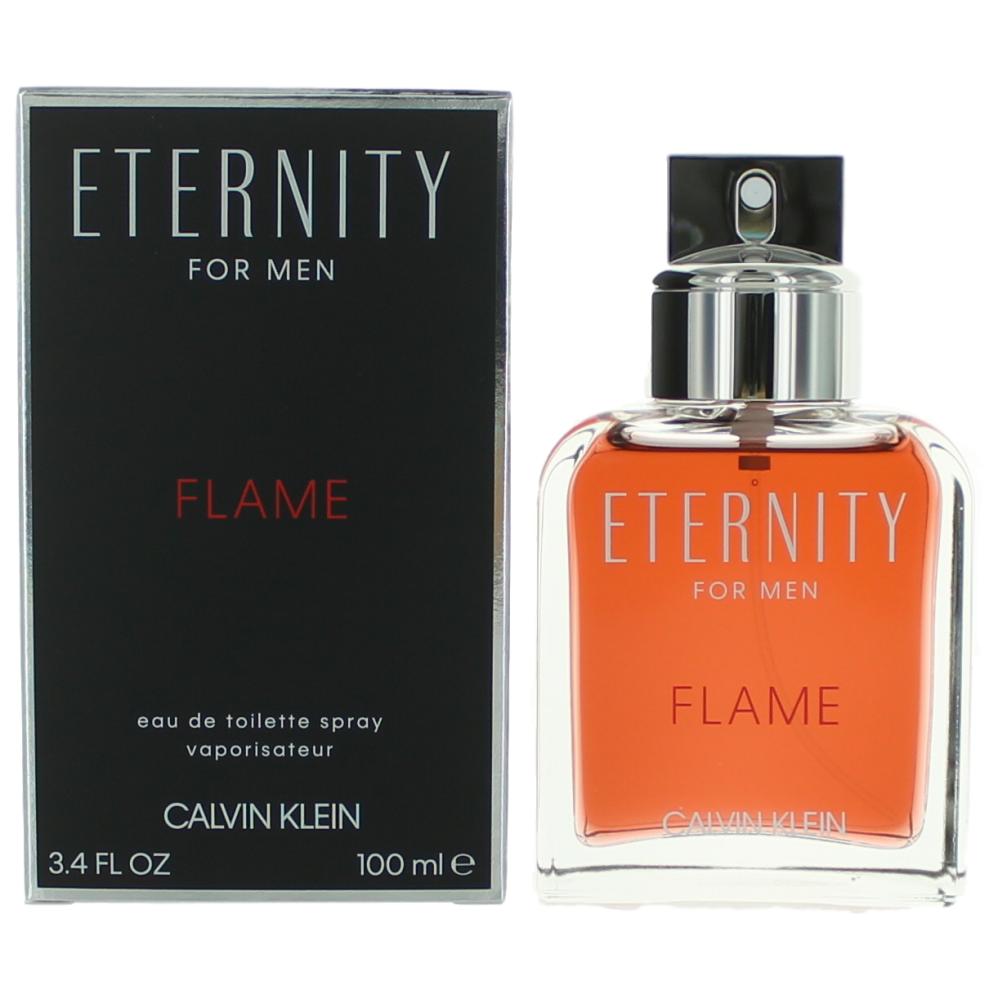 Eternity Flame by Calvin Klein 3.4 oz Eau De Toilette Spray for Men