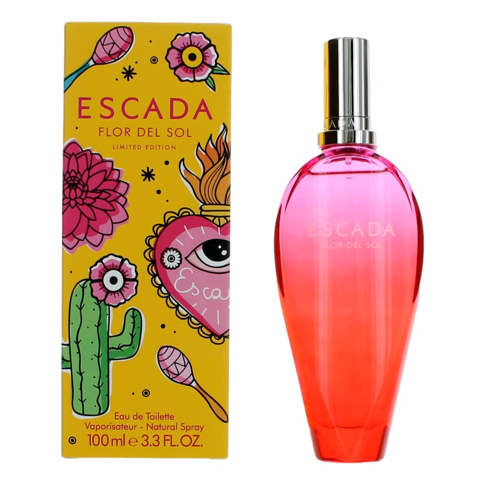 Flor Del Sol by Escada 3.3 oz Eau De Toilette Spray for Women