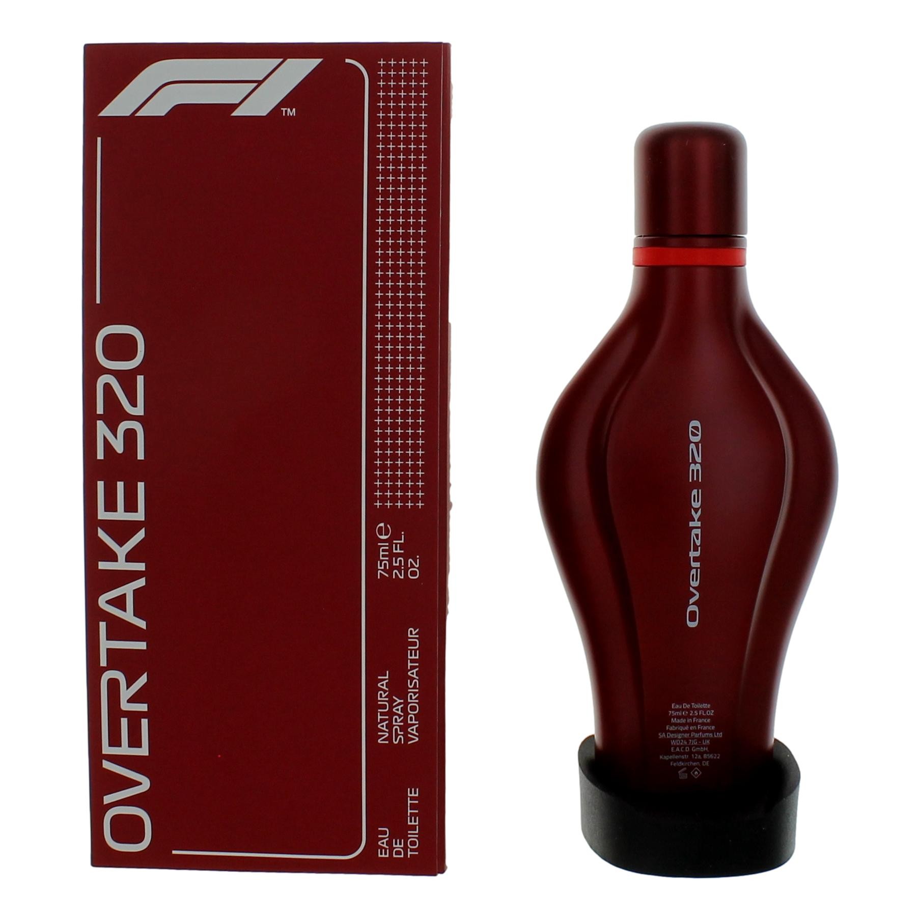 Formula 1 Overtake 320 by Formula 1 2.5 oz Eau De Toilette Spray for Unisex