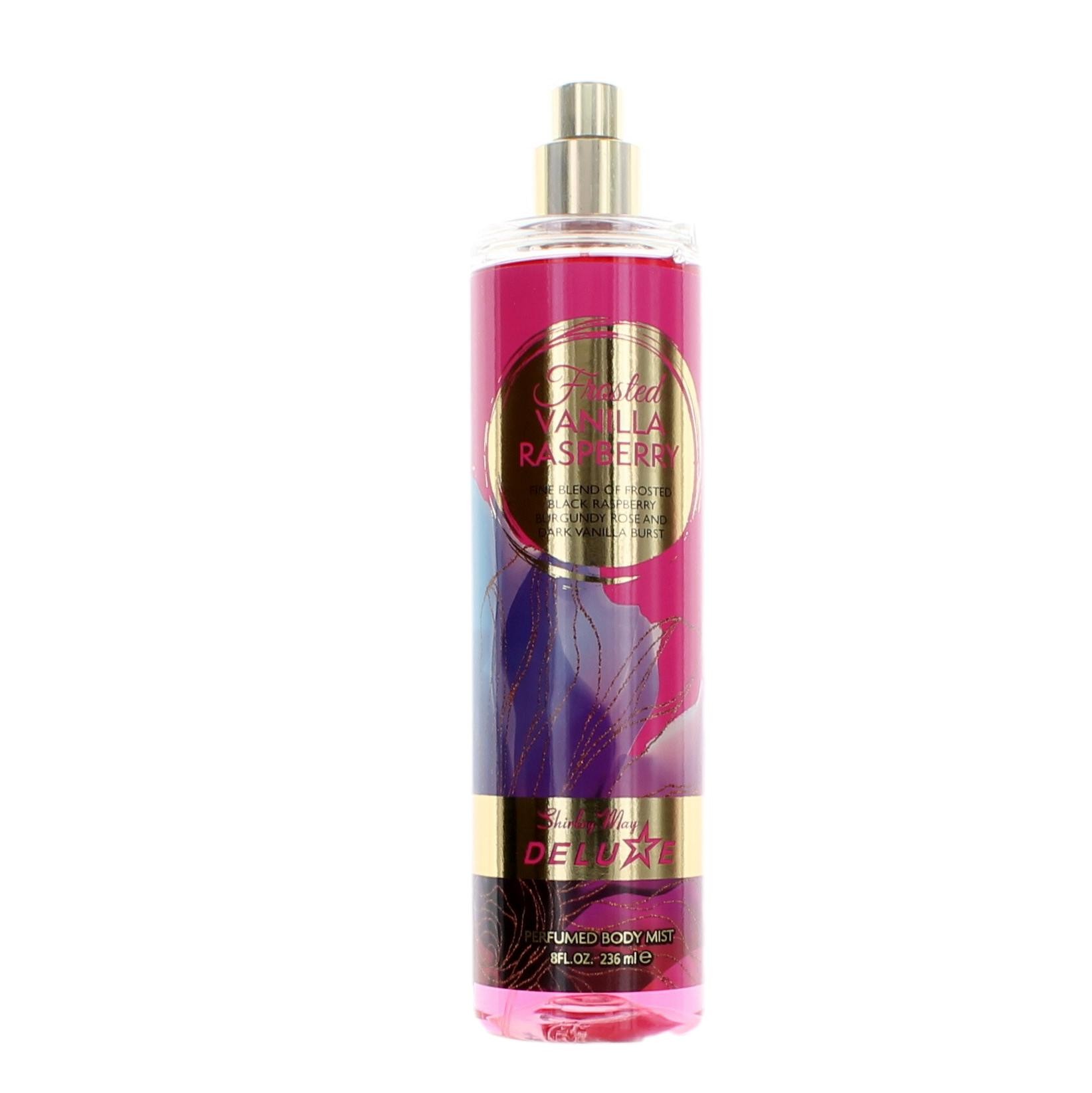 Frosted Vanilla Raspberry by Shirley May Deluxe 8 oz Perfumed Body Mist for Women