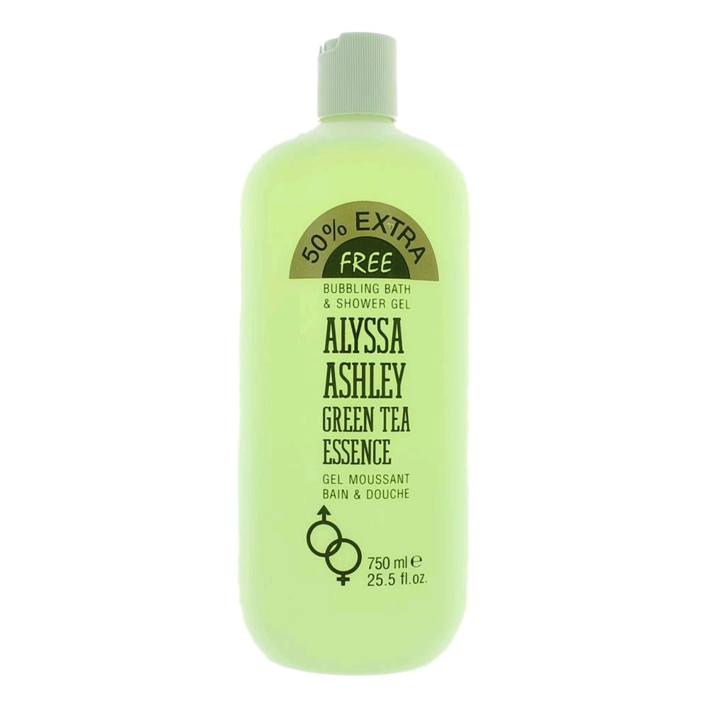 Green Tea Essence by Alyssa Ashley 25.5 oz Bubbling Bath & Shower Gel for Women