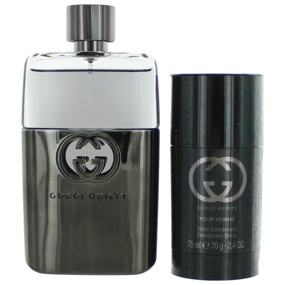 Gucci Guilty Pour Homme by Gucci 2 Piece Gift Set for Men