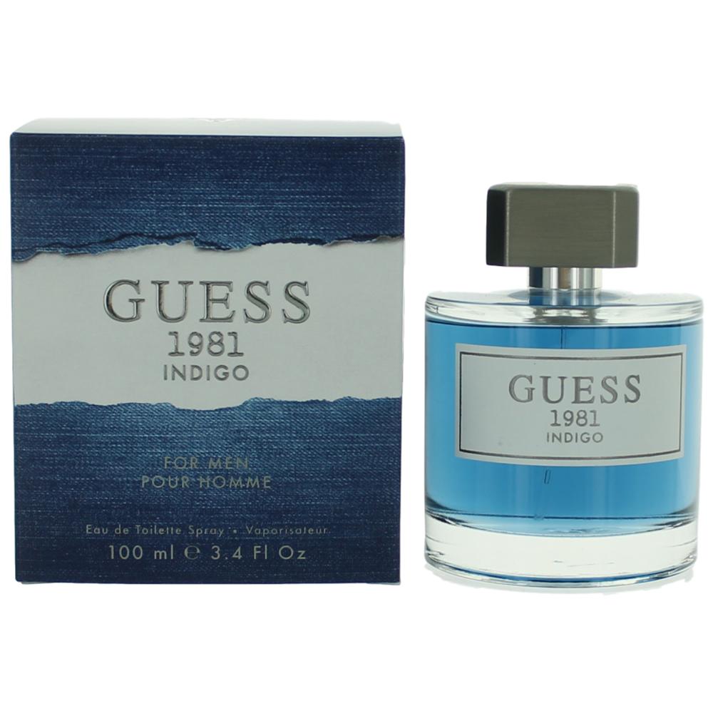 Guess 1981 Indigo by Guess 3.4 oz Eau De Toilette Spray for Men