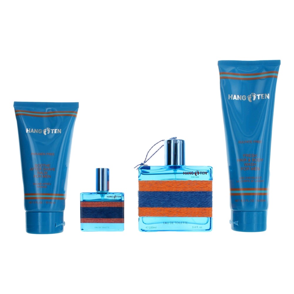 Hang Ten by Hang Ten 4 Piece Gift Set for Men