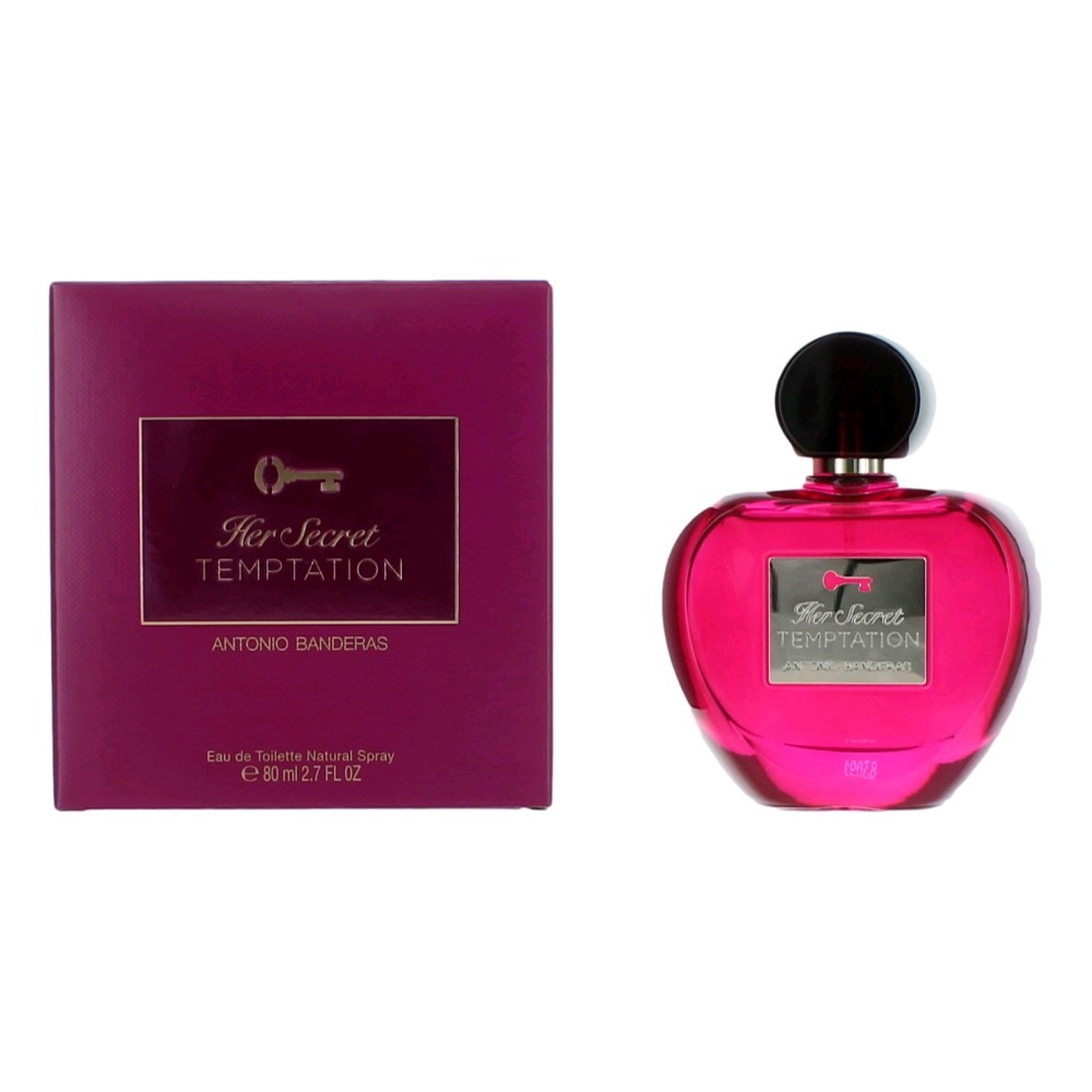 Her Secret Temptation by Antonio Banderas 2.7 oz  Eau De Toilette Spray for Women