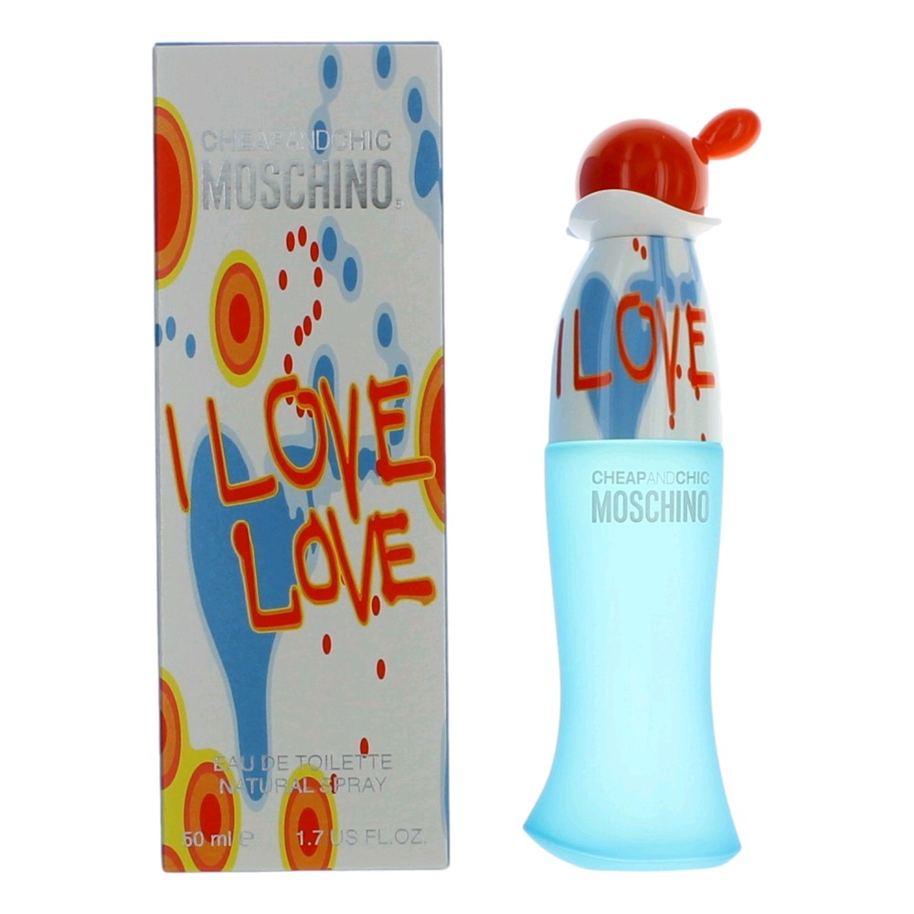 I Love Love Cheap & Chic by Moschino 1.7 oz Eau De Toilette Spray for Women