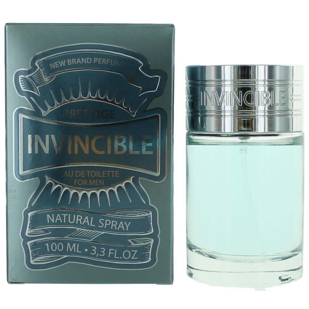 Invincible by New Brand 3.3 oz Eau De Toilette Spray for Men