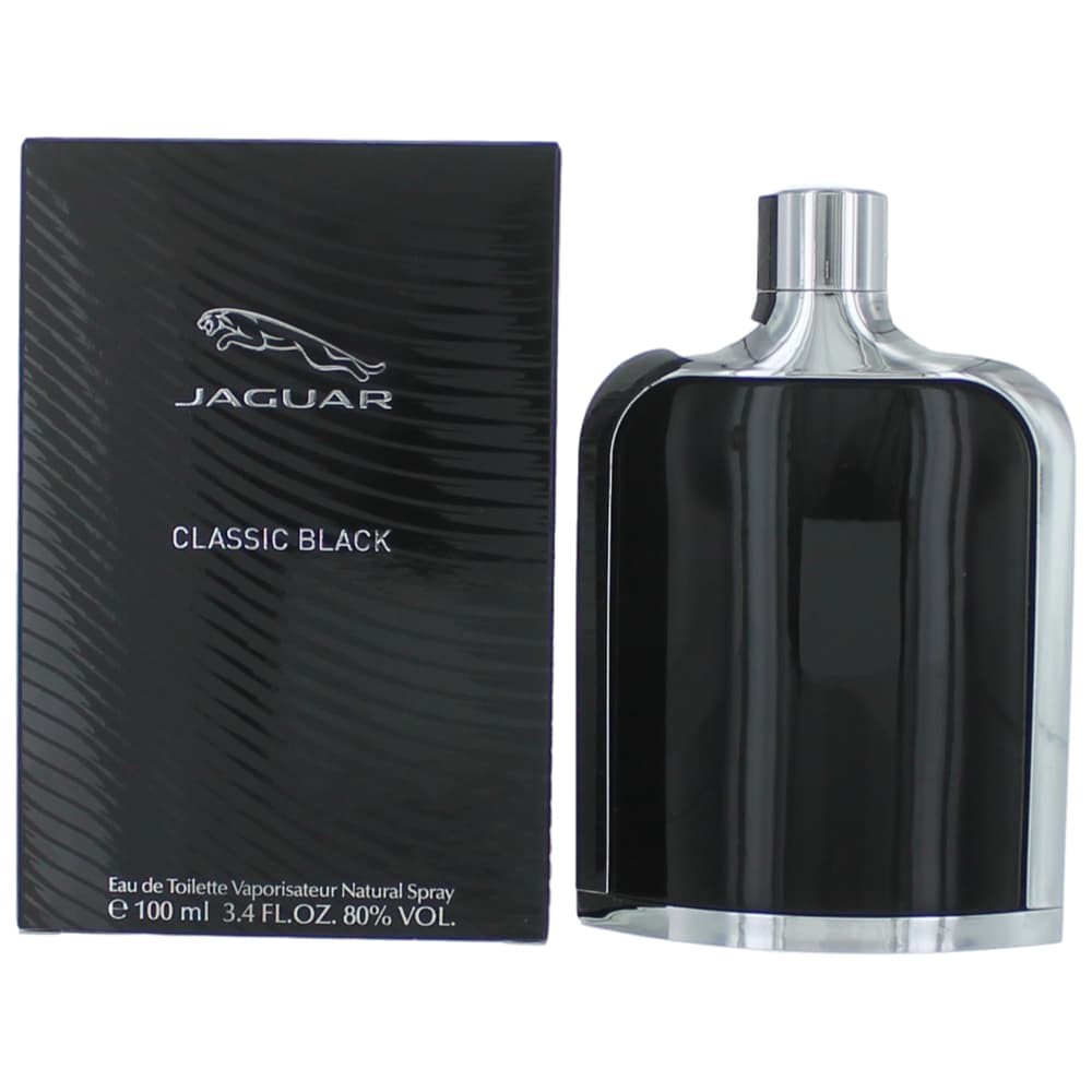 Jaguar Classic Black by Jaguar 3.4 oz Eau De Toilette Spray for Men