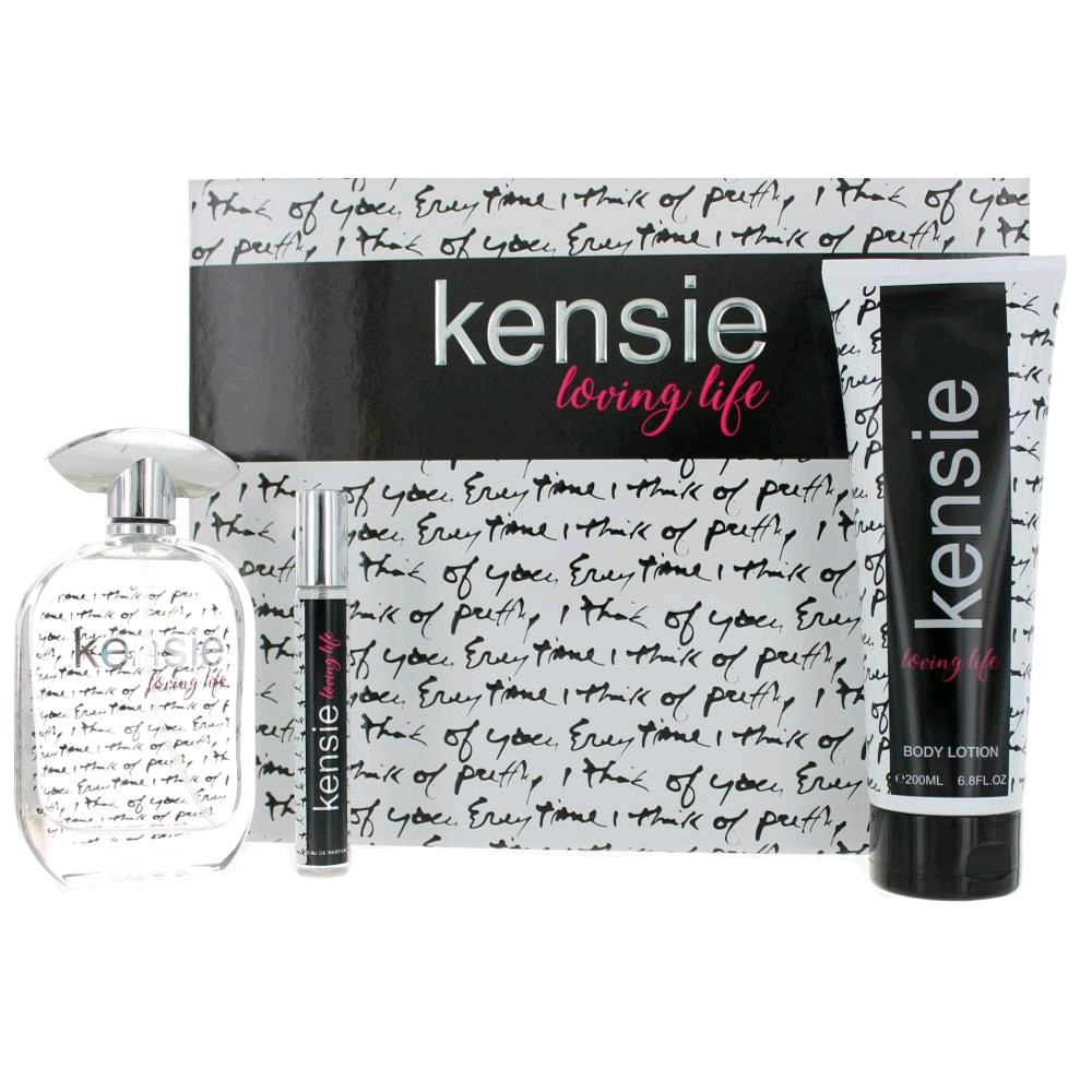 Kensie Loving Life by Kensie 3 Piece Gift Set for Women