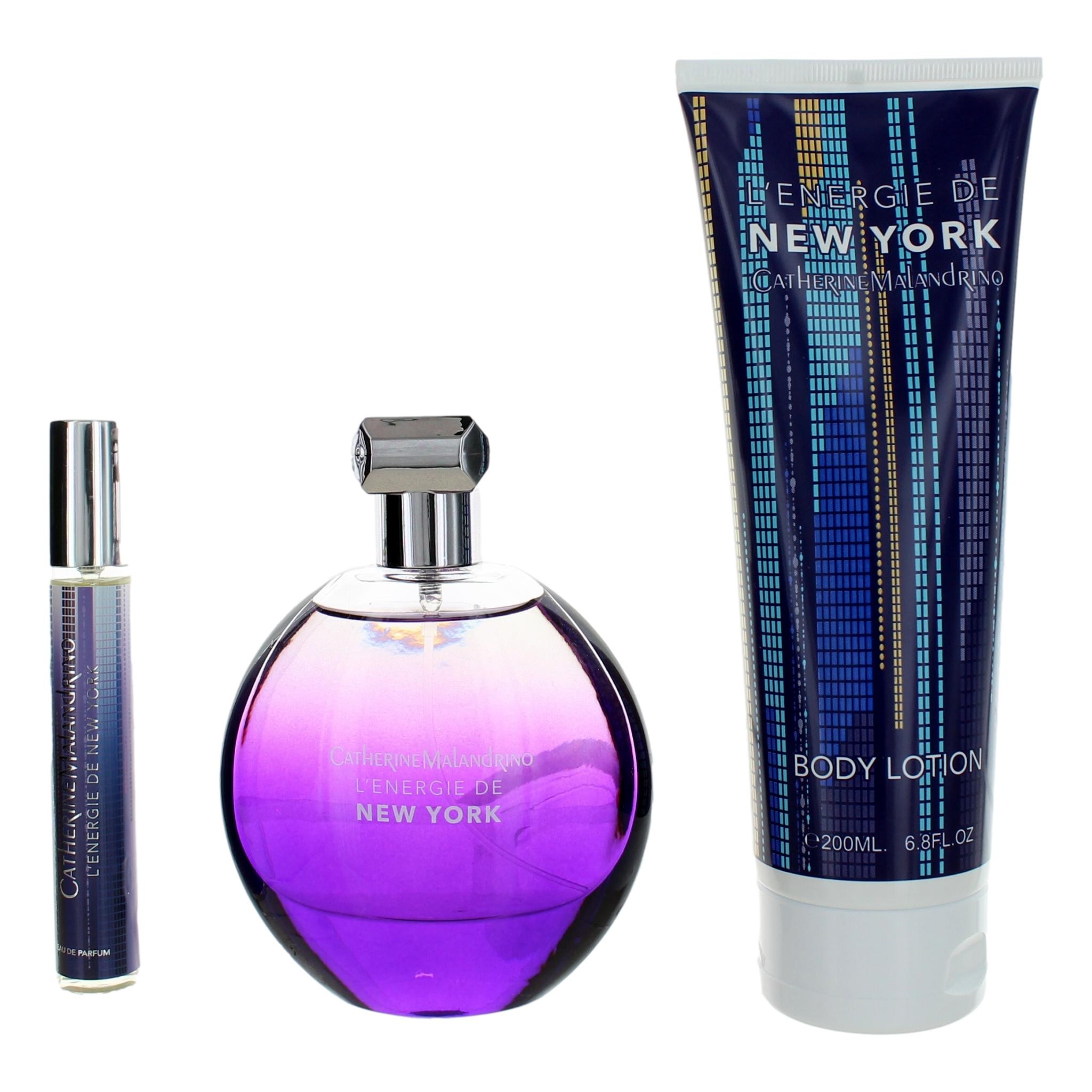 L'Energie De New York by Catherine Malandrino 3 Piece Gift Set for Women