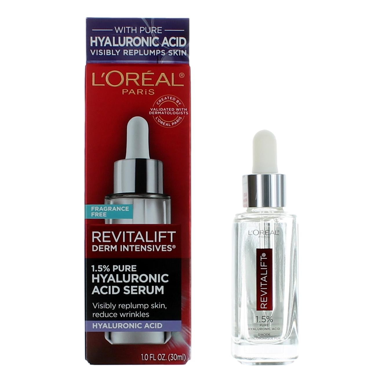 L'Oreal Paris Revitalift Derm Intensives by L'Oreal 1 oz 1.5 pct Pure Hyaluronic Acid Serum