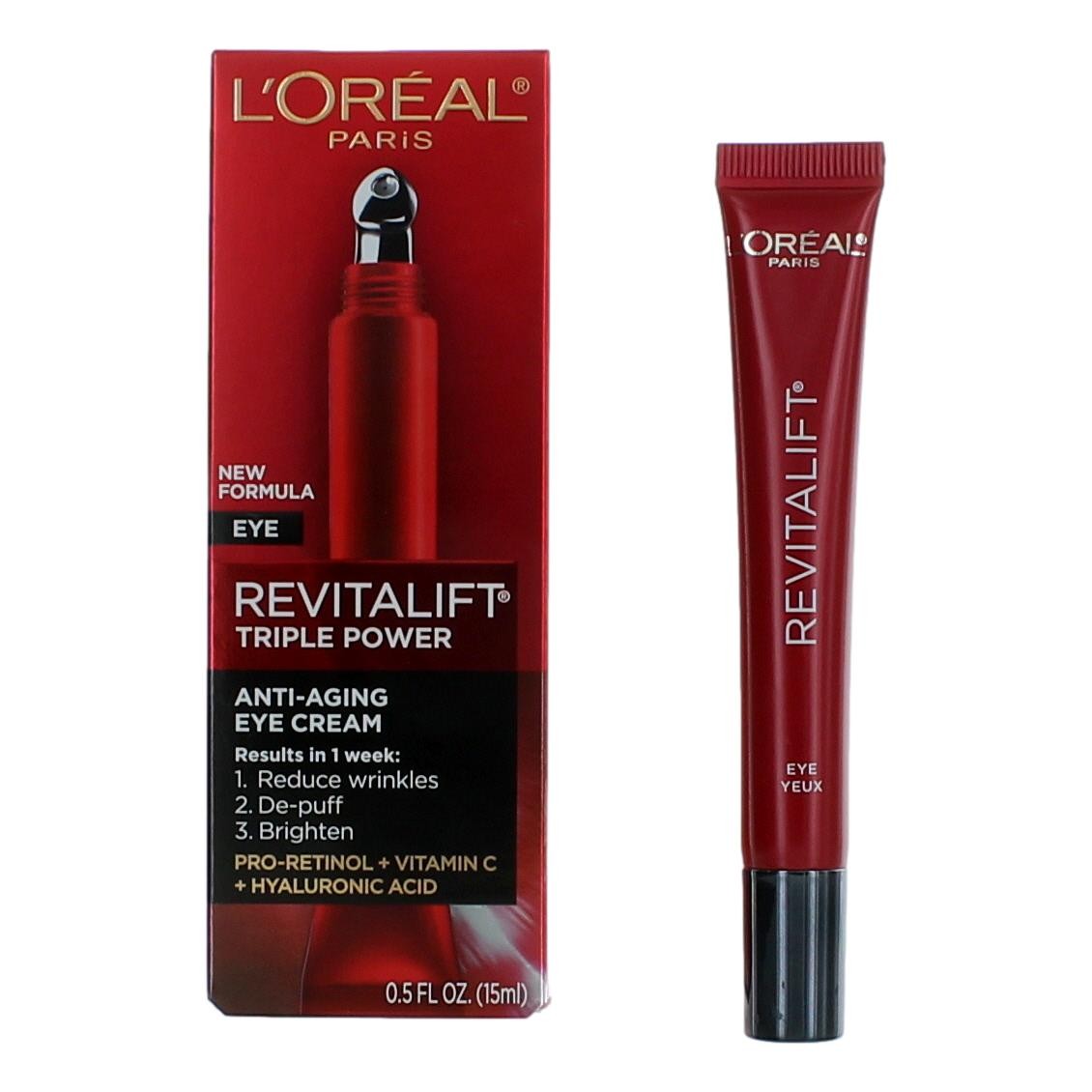 L'Oreal Revitalift Triple Power by L'Oreal .5 oz Anti-Aging Eye Cream