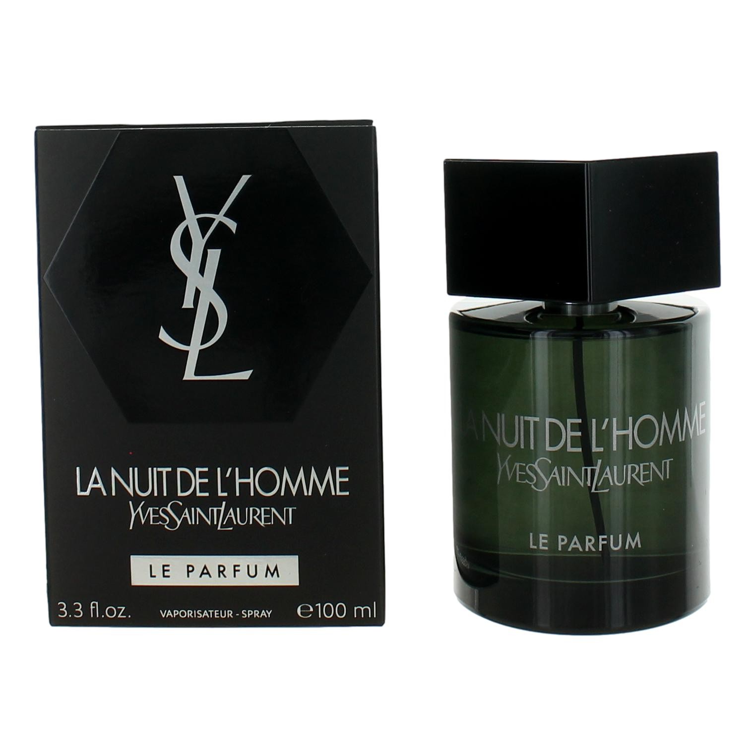 La Nuit De L'Homme Le Parfum by Yves Saint Laurent 3.3 oz Eau De Parfum Spray for Men.