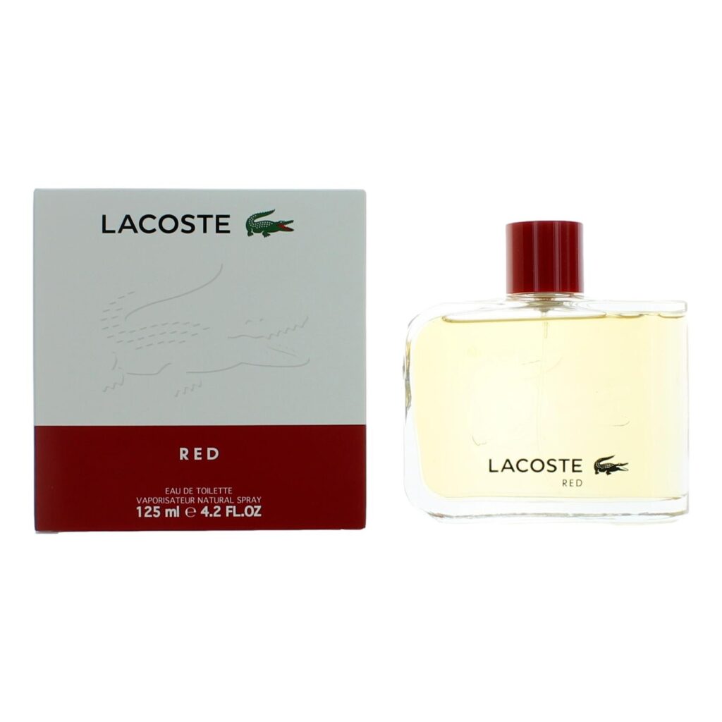 Lacoste Red by Lacoste 4.2 oz Eau De Toilette Spray for Men