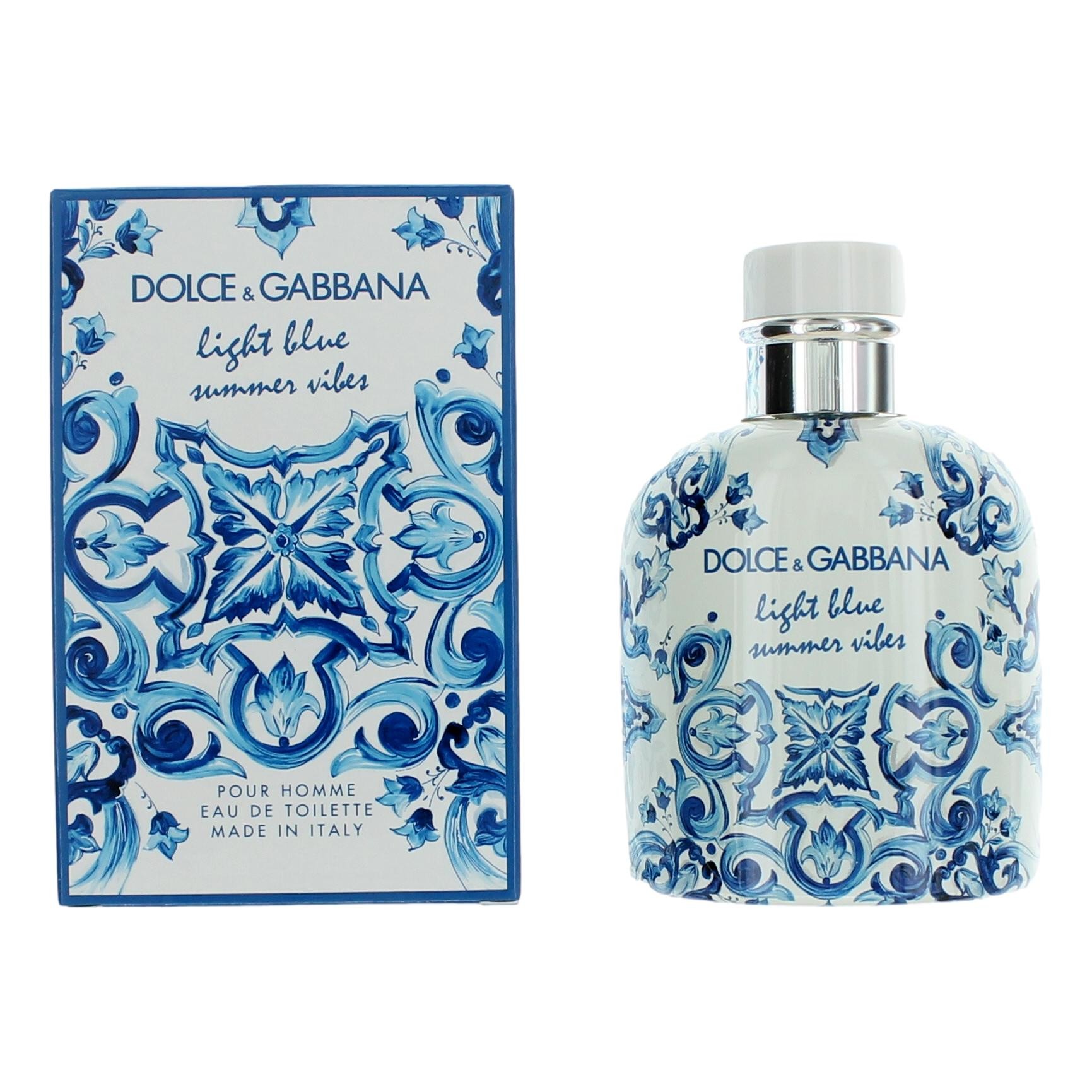 Light Blue Summer Vibes by Dolce & Gabbana 4.2 oz Eau De Toilette Spray for Men