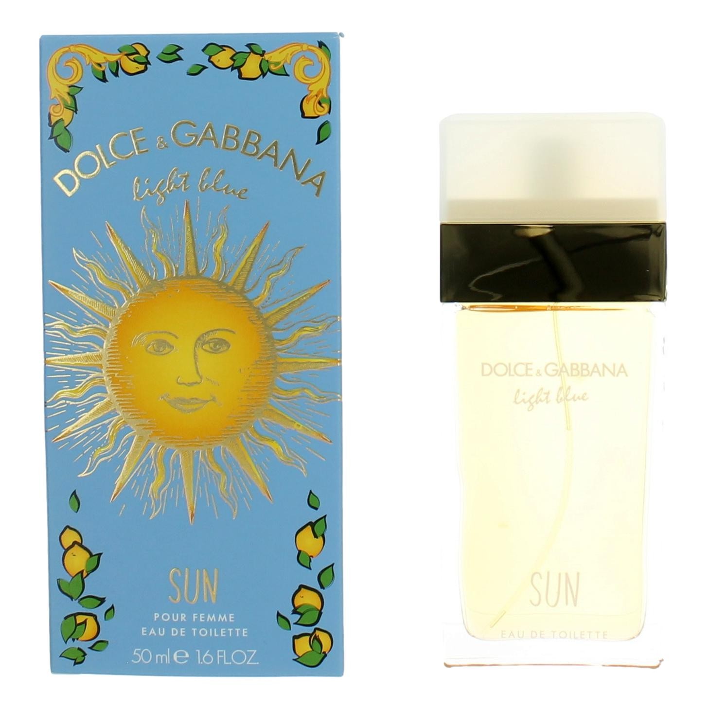 Light Blue Sun by Dolce & Gabbana 1.6 oz Eau De Toilette Spray for Women