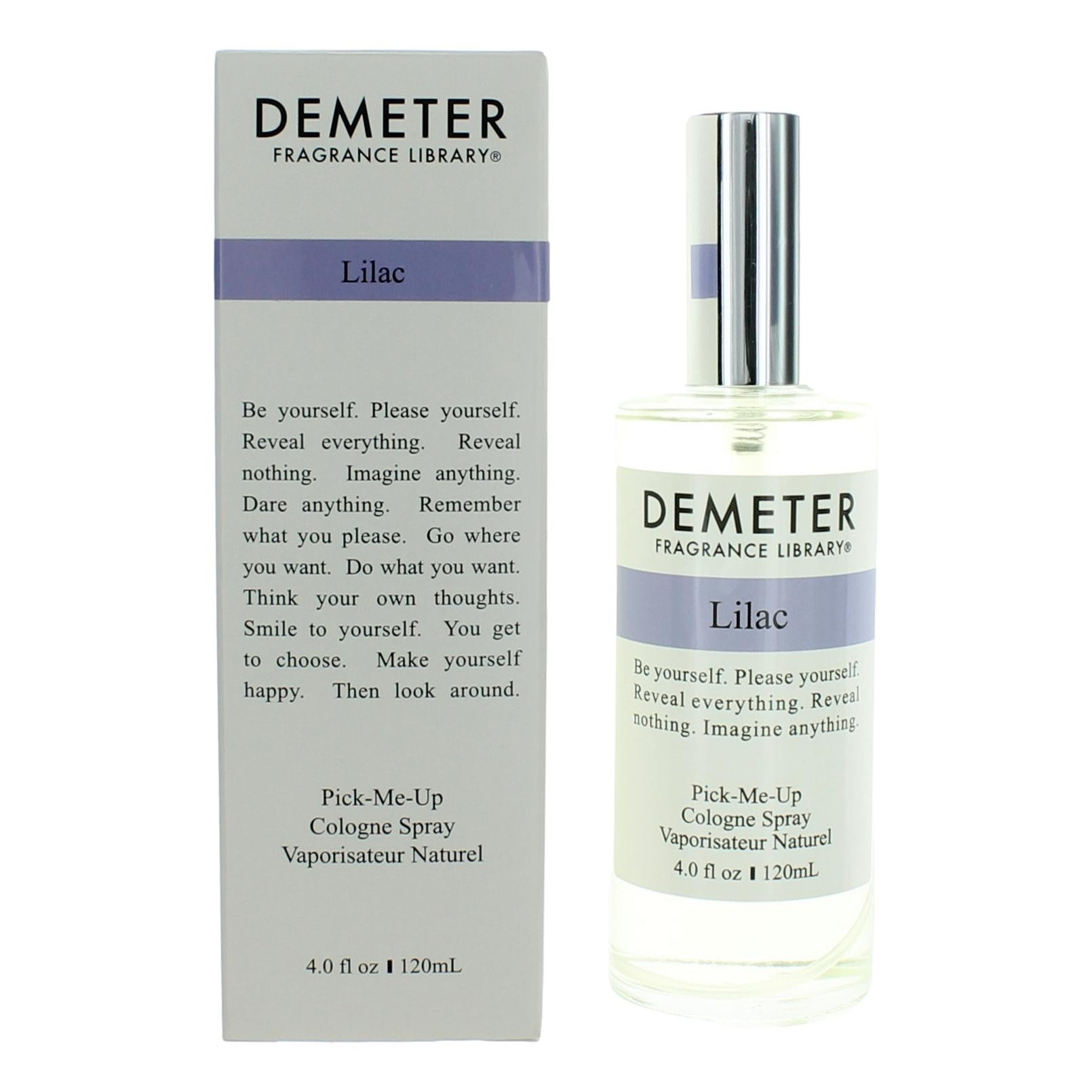 Lilac by Demeter 4 oz Pick-Me-Up Cologne Spray for Women