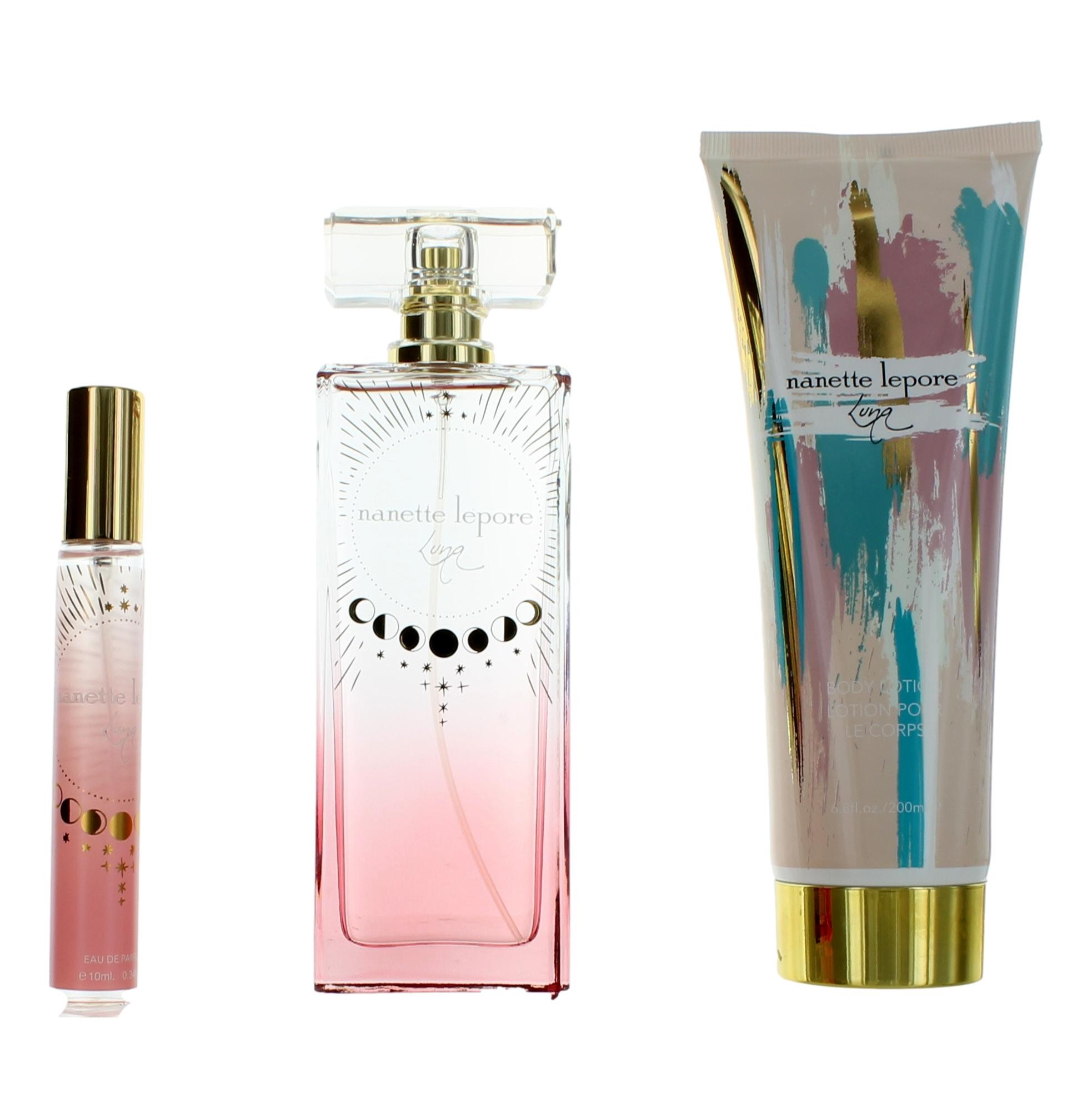 Luna by Nanette Lepore 3 Piece Gift Set for Women