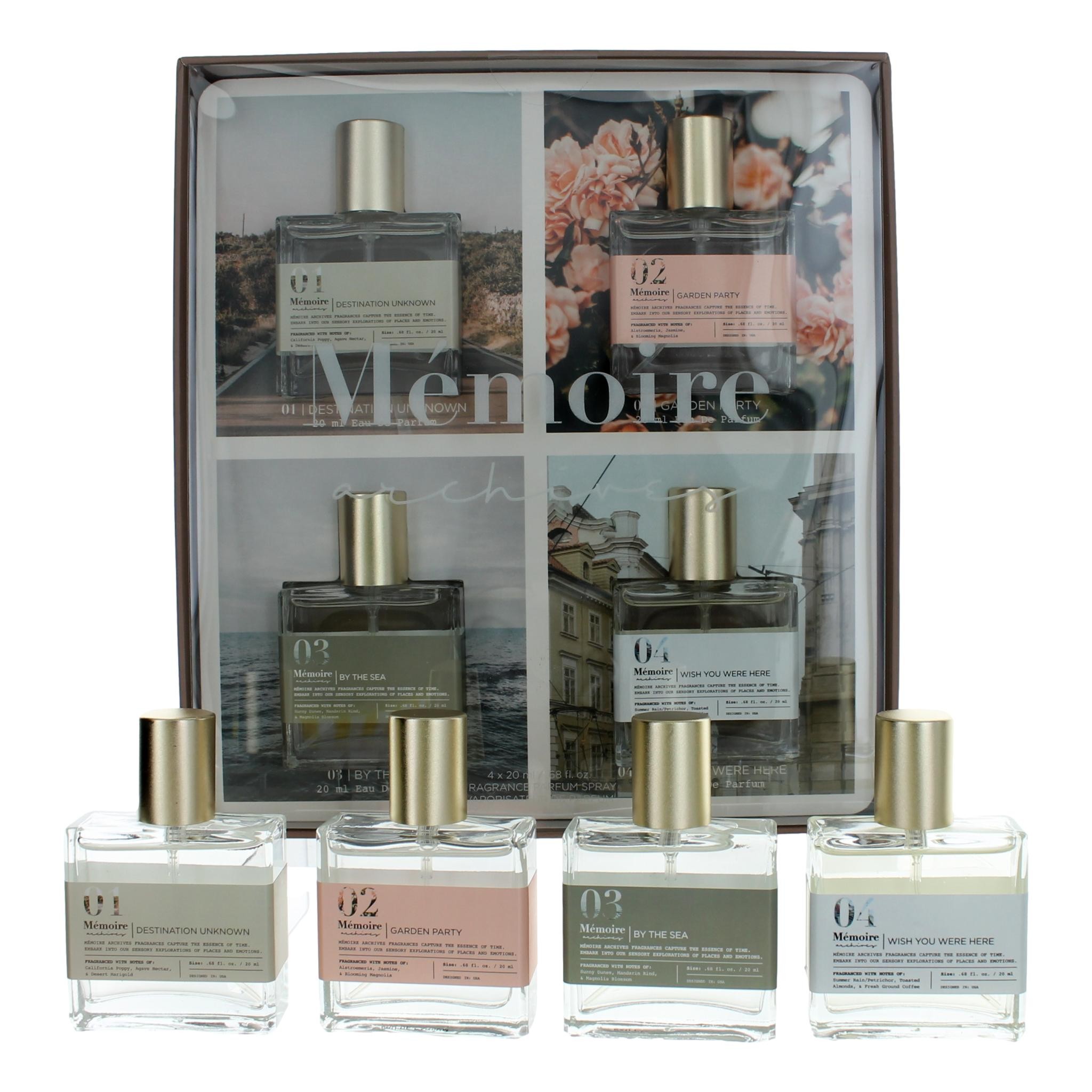 Memoire by Memoire Archives 4 Piece Variety Gift Set for Unisex