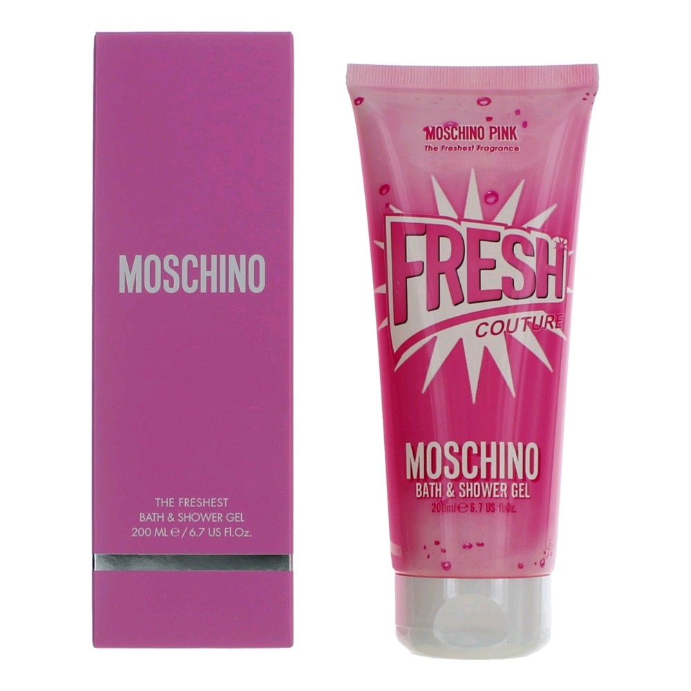 Moschino Pink Fresh Couture by Moschino 6.7 oz Bath and Shower Gel for Women