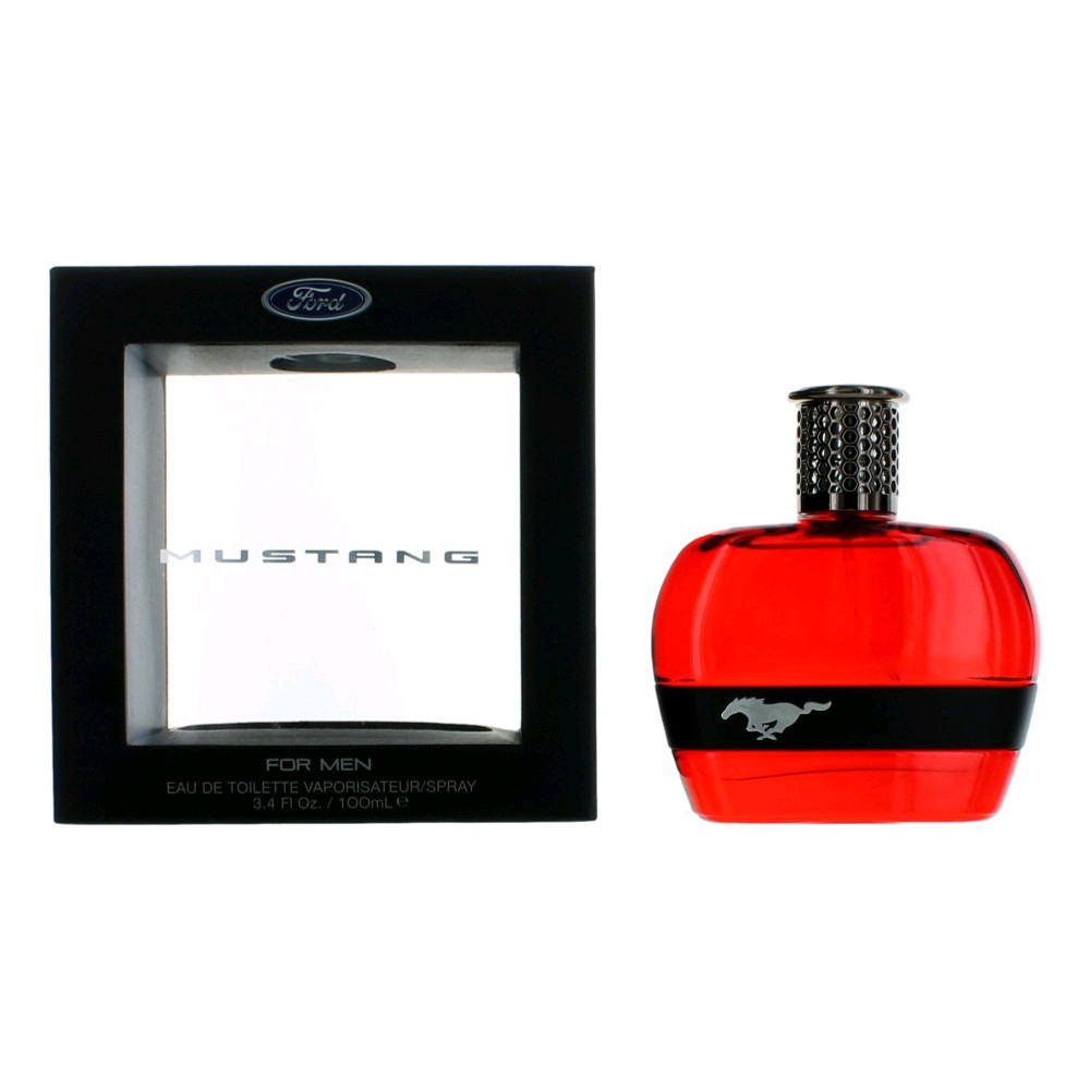 Mustang Red by Mustang 3.4 oz Eau De Toilette Spray for Men