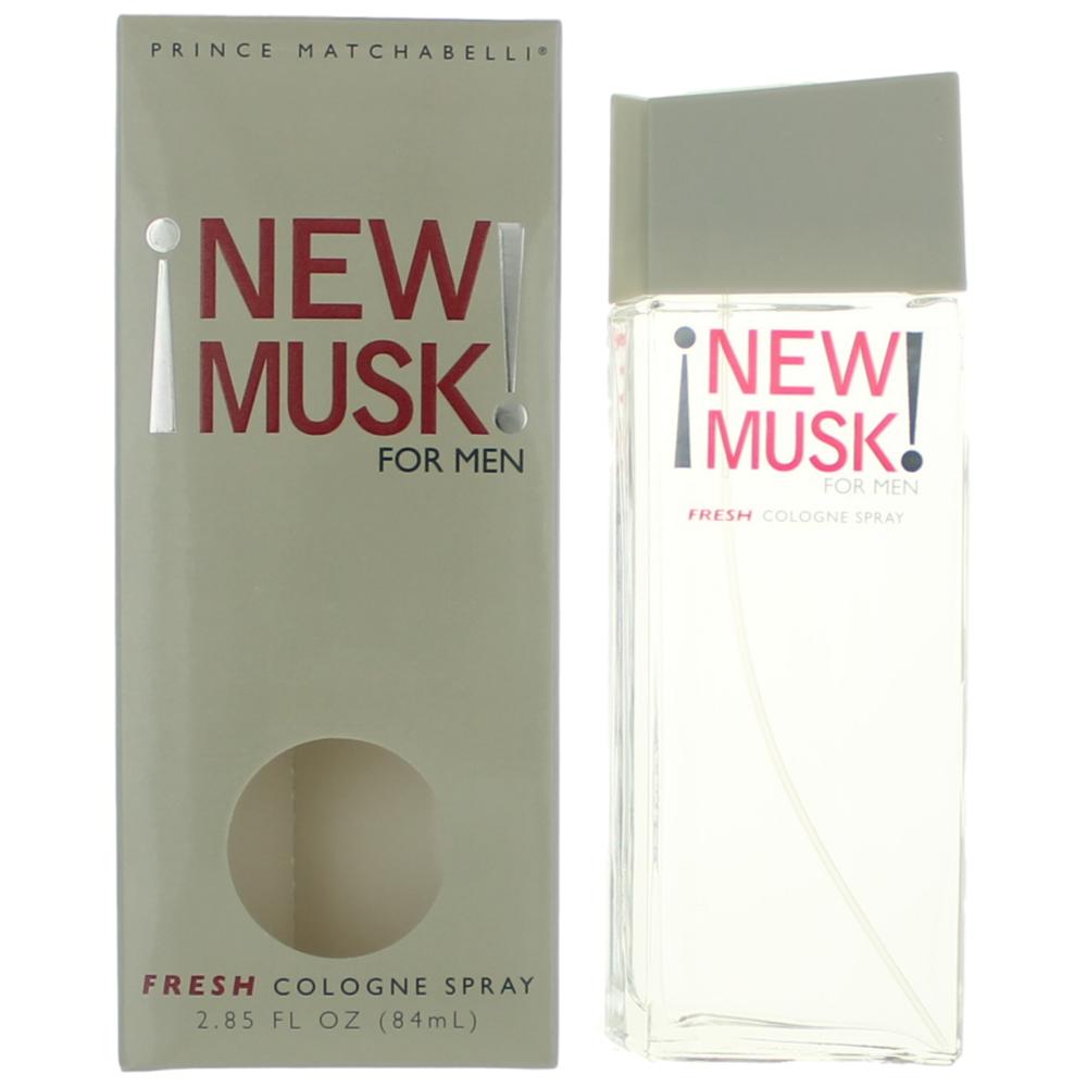 New Musk by Prince Matchabelli 2.85 oz Fresh Cologne Spray for Men