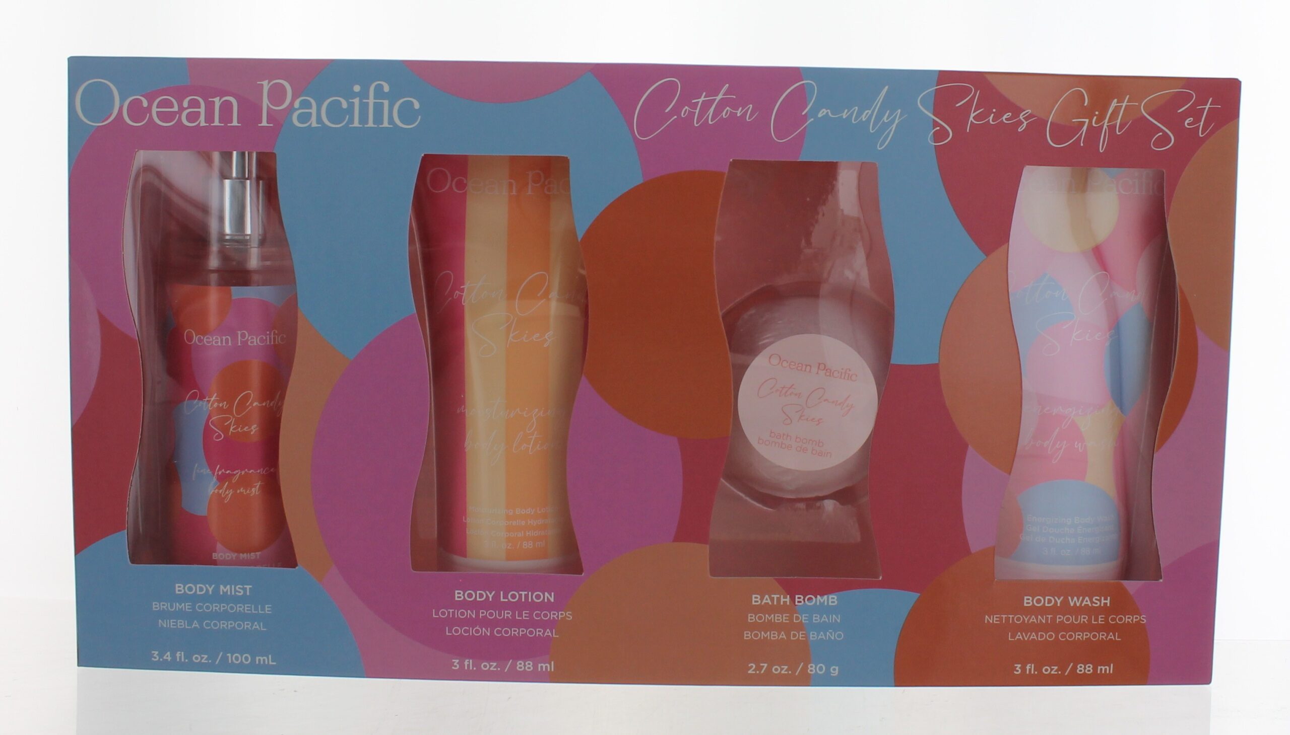 Ocean Pacific Cotton Candy Skies by Ocean Pacific 4 Piece Gift Set for Women