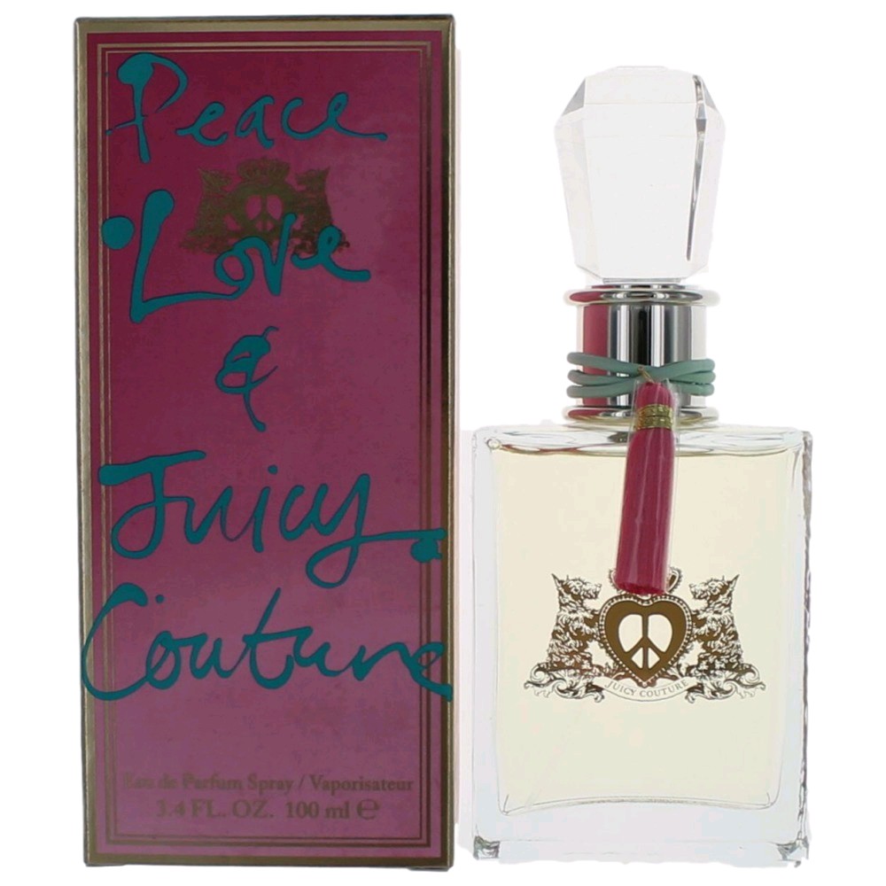 Peace Love & Juicy Couture by Juicy Couture 3.4 oz Eau De Parfum Spray for Women