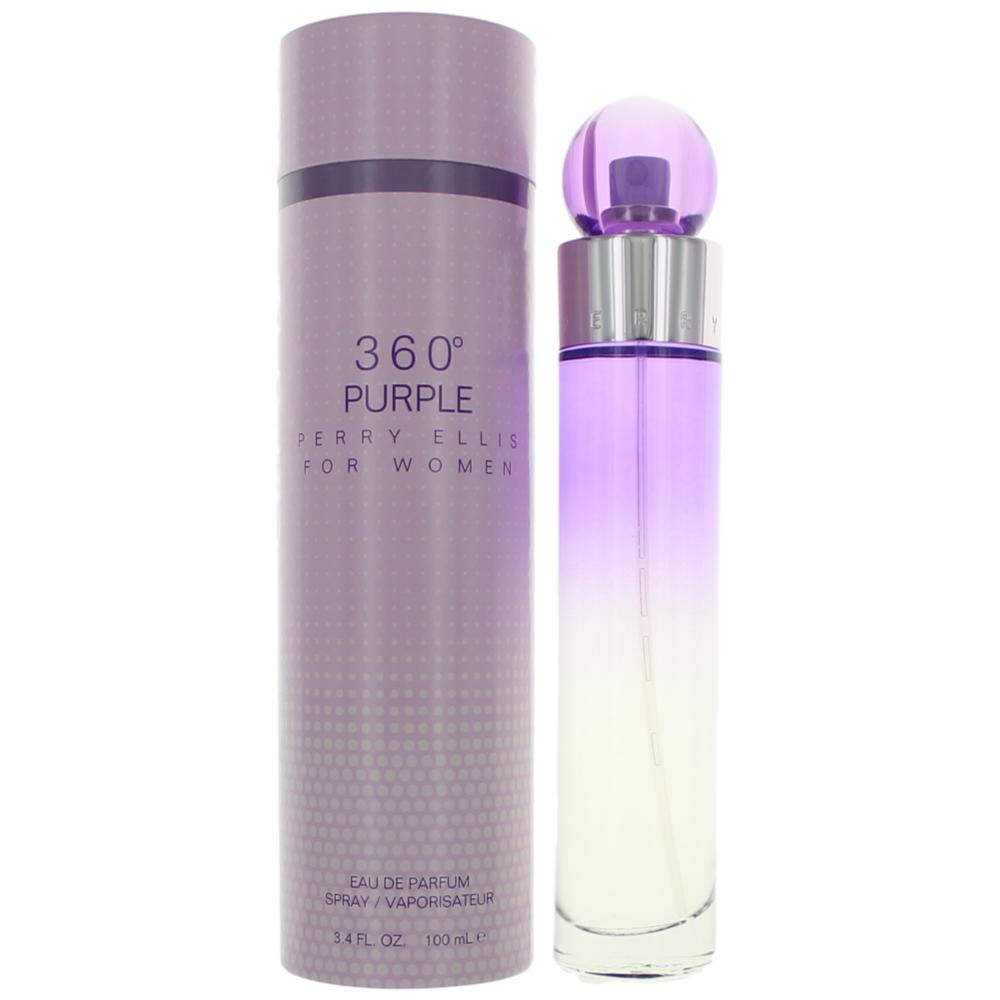 Perry Ellis 360 Purple by Perry Ellis 3.4 oz Eau De Parfum Spray for Women