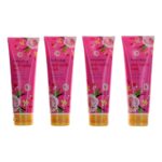 Pink Vanilla Wish by Bodycology 4 Pack 8 oz Moisturizing Body Cream for Women