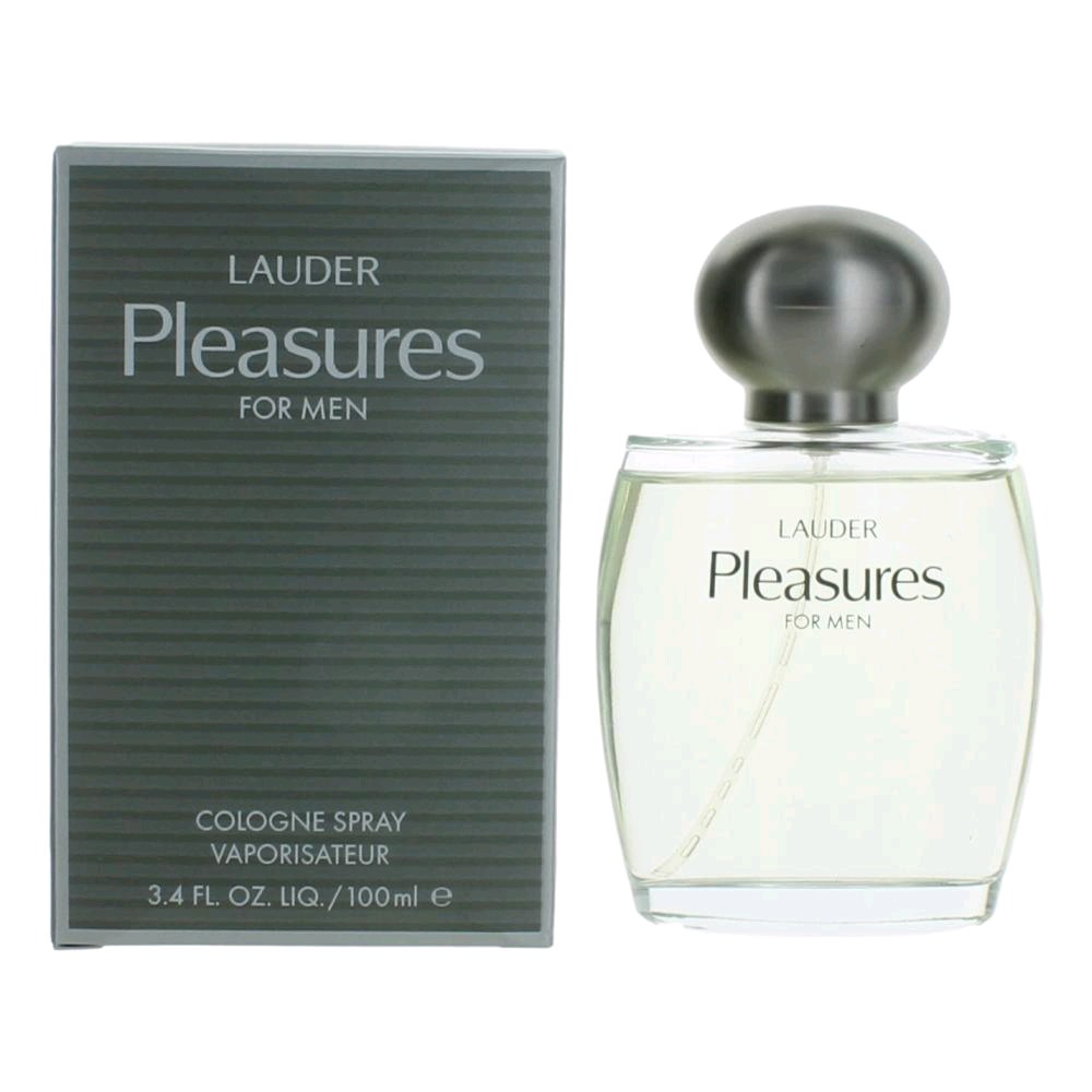 Pleasures for Men by Estee Lauder 3.4 oz Cologne Spray for Men
