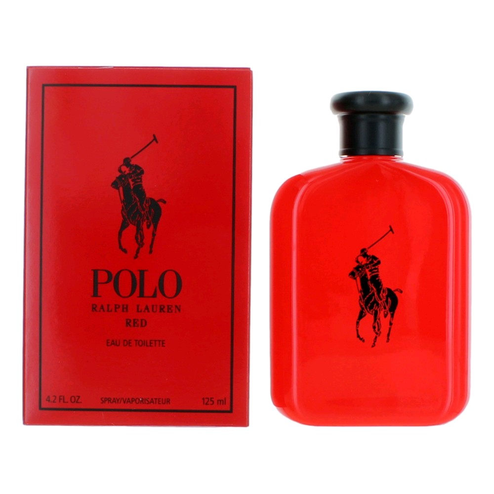 Polo Red by Ralph Lauren 4.2 oz Eau De Toilette Spray for Men