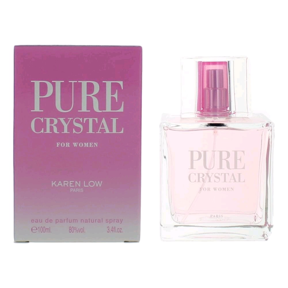 Pure Crystal by Karen Low 3.4 oz Eau De Parfum Spray for Women