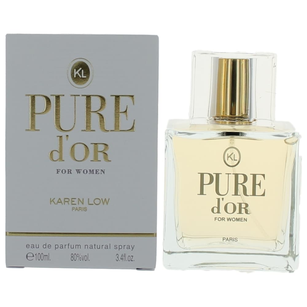 Pure D'or by Karen Low 3.4 oz Eau De Parfum Spray for Women