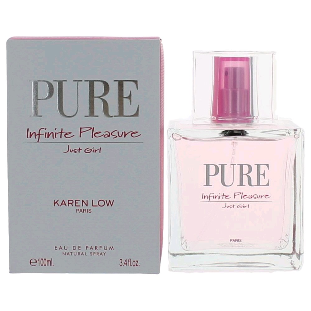 Pure Infinite Pleasure Just Girl by Karen Low 3.4 oz Eau De Parfum Spray for Women