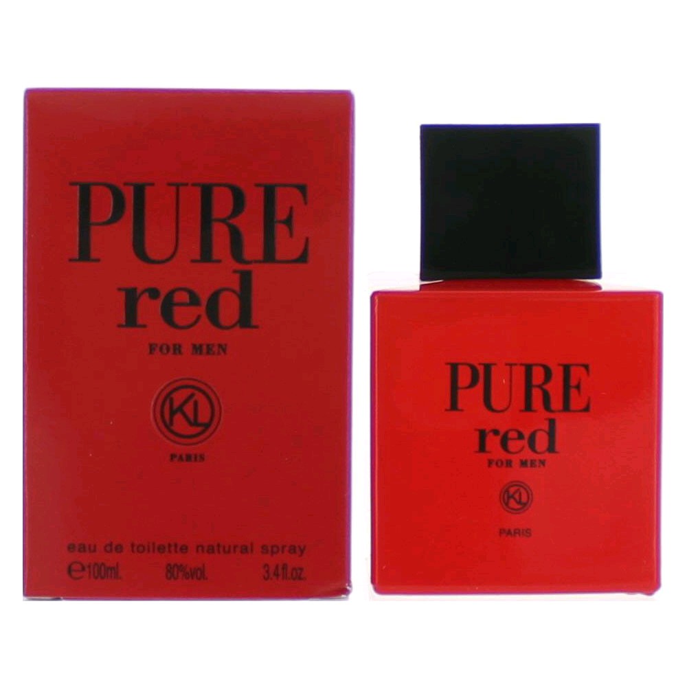 Pure Red by Karen Low 3.4 oz Eau De Toilette Spray for Men