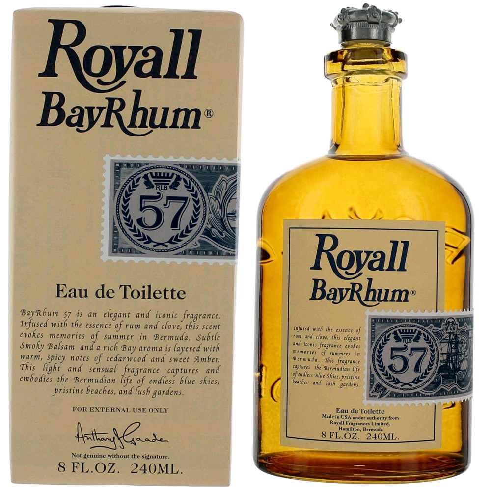 Royall BayRhum 57 by Royall Fragrances 8 oz Eau De Toilette Splash for Men