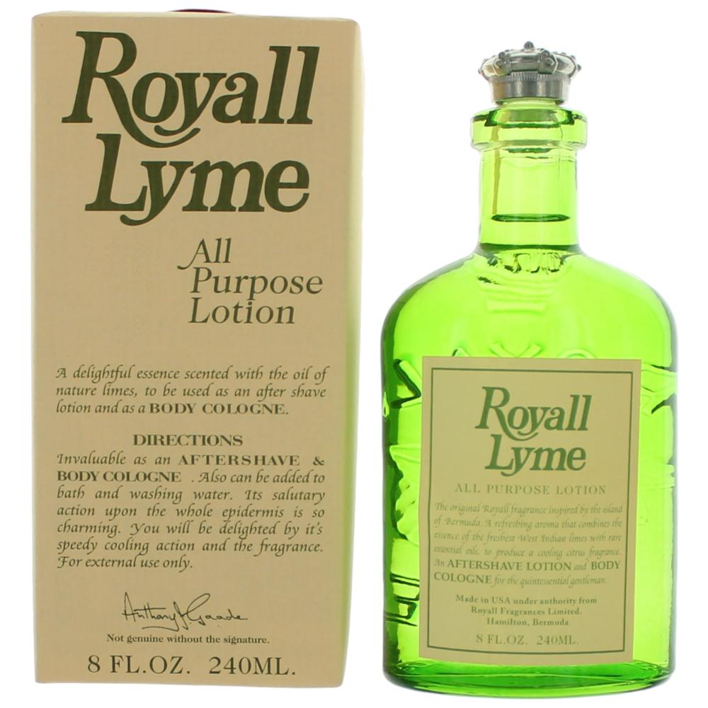 Royall Lyme by Royall Fragrances 8 oz All Purpose Lotion for Men
