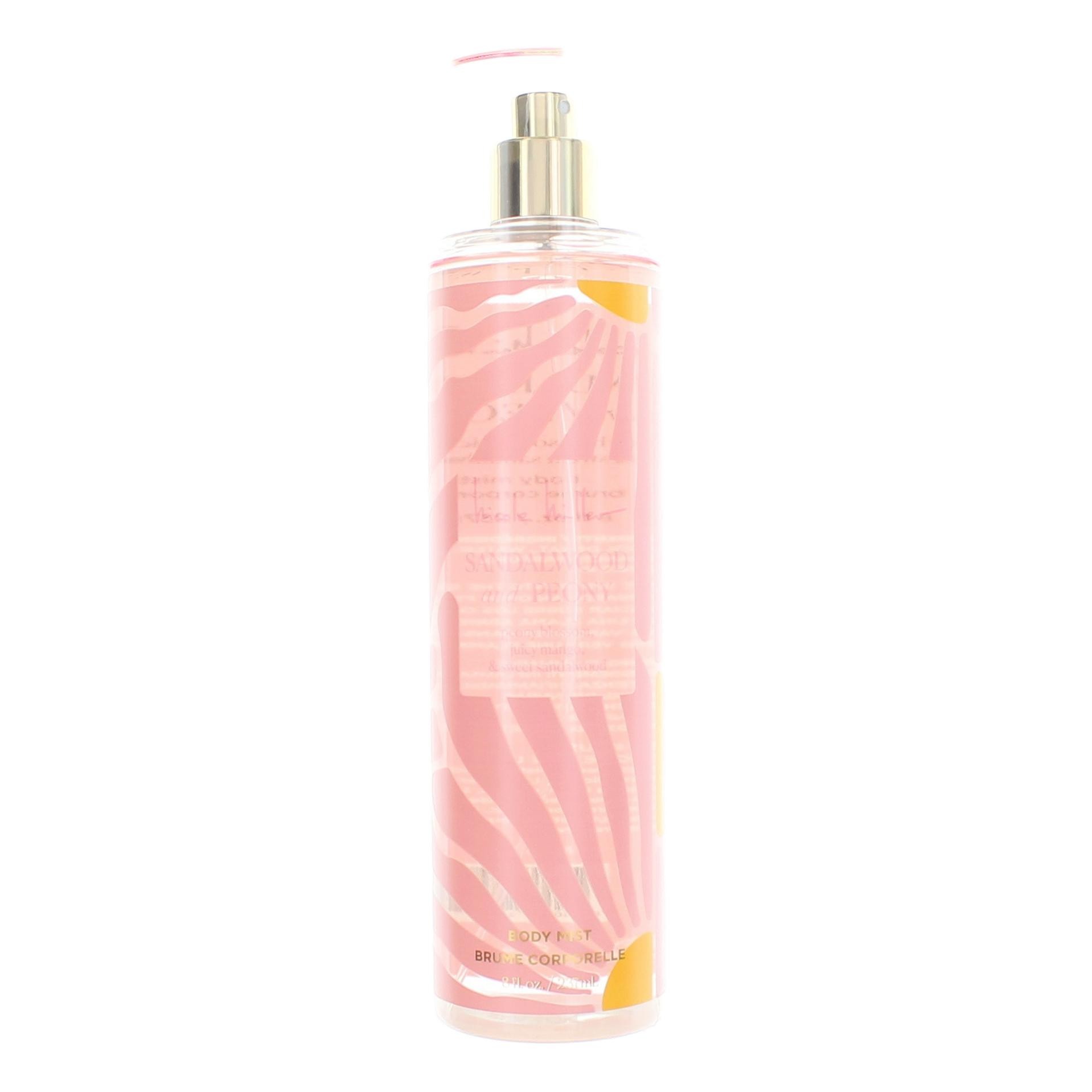Sandalwood and Peony by Nicole Miller 8 oz Body Mist for Women