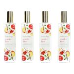 Scarlet Kiss by Bodycology 4 Pack 8 oz Fragrance Mist for Women