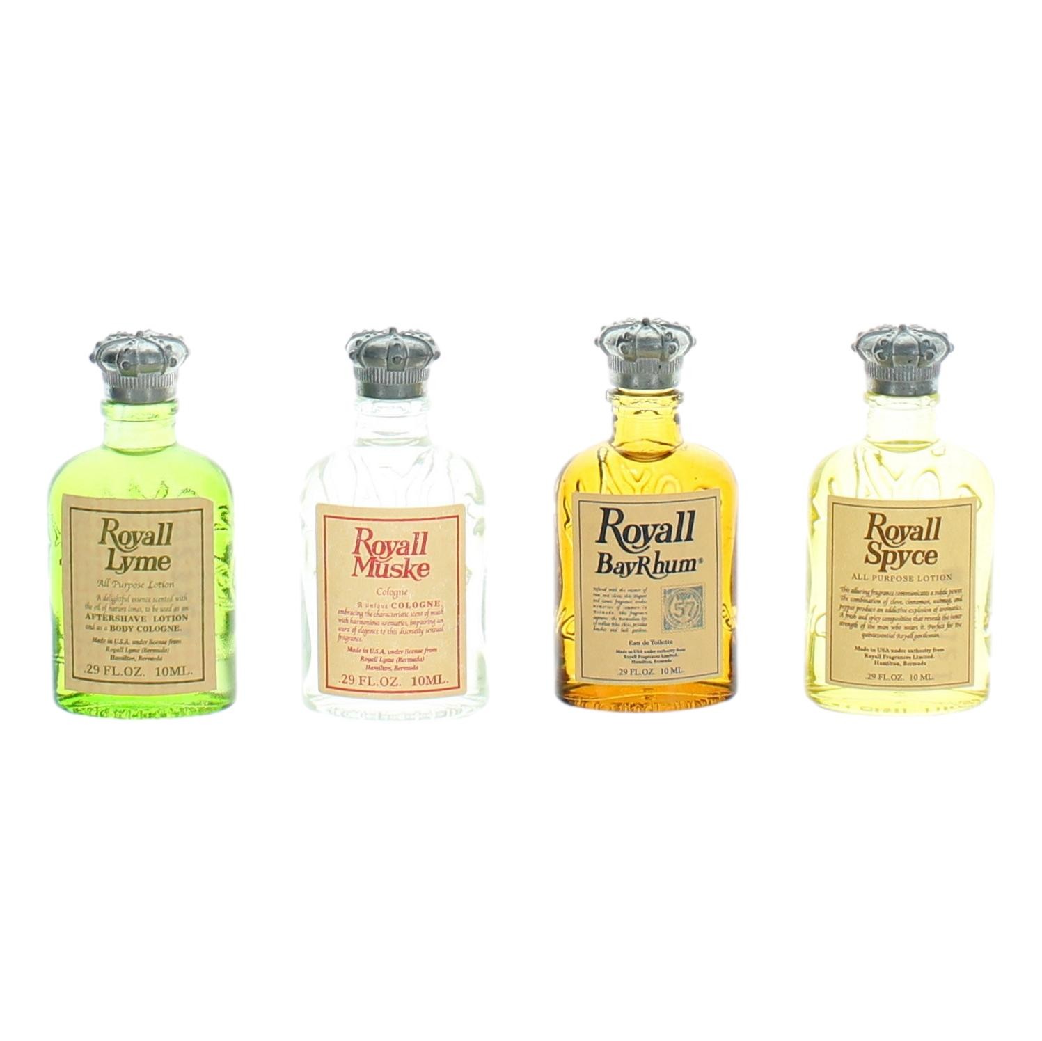 The Heritage Collection by Royall Fragrances 4 Piece Mini Set for Men