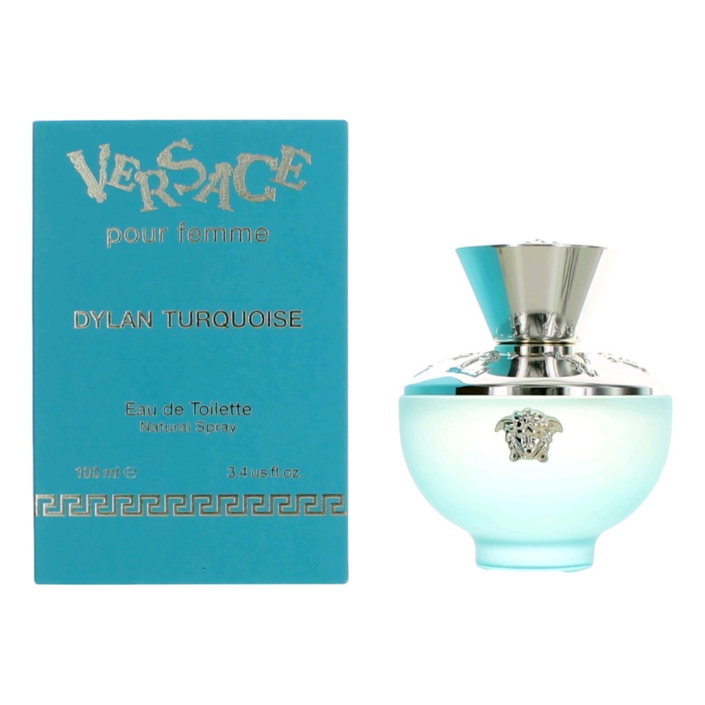 Versace Dylan Turquoise by Versace 3.4 oz Eau De Toilette Spray for Women