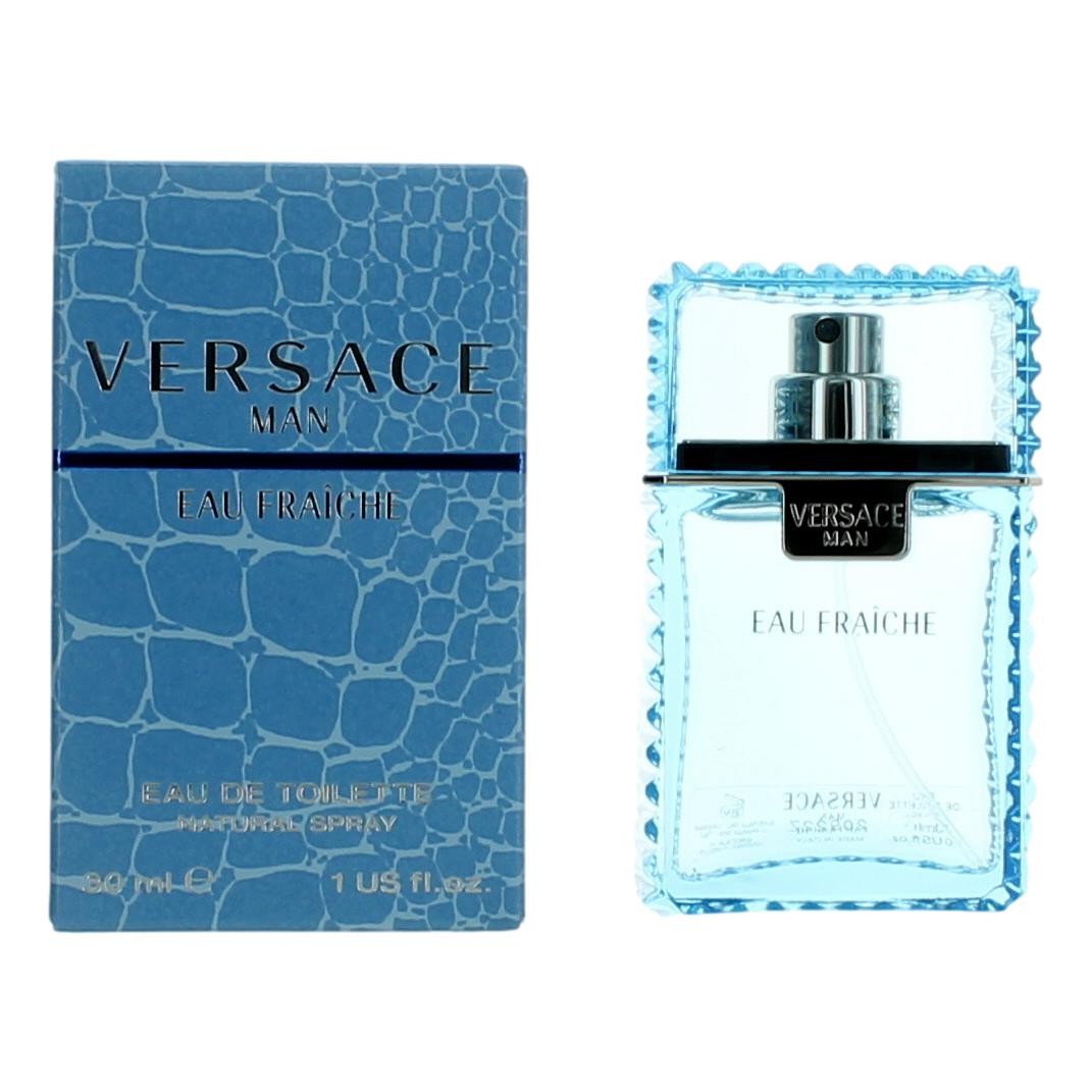 Versace Man Eau Fraiche  by Versace 1 oz Eau De Toilette Spray for Men