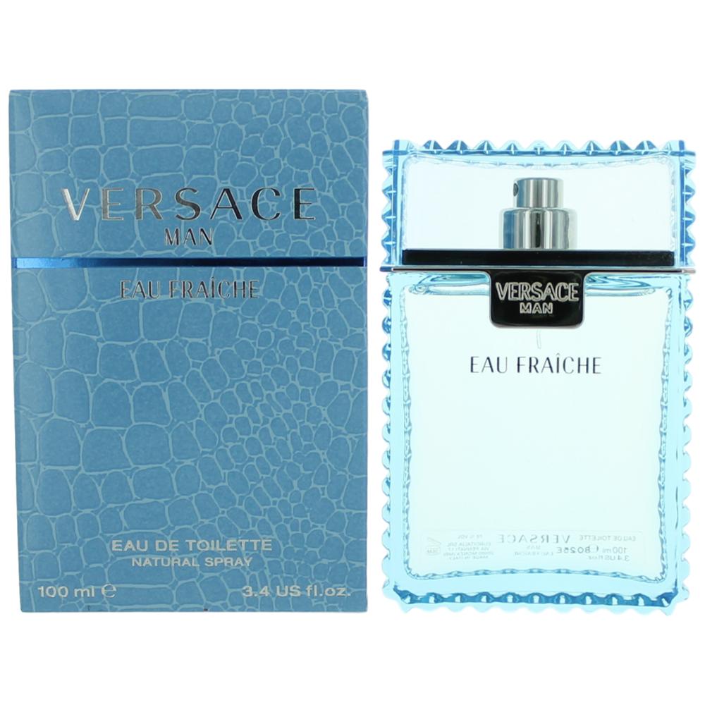 Versace Man Eau Fraiche by Versace 3.4 oz Eau De Toilette Spray for Men