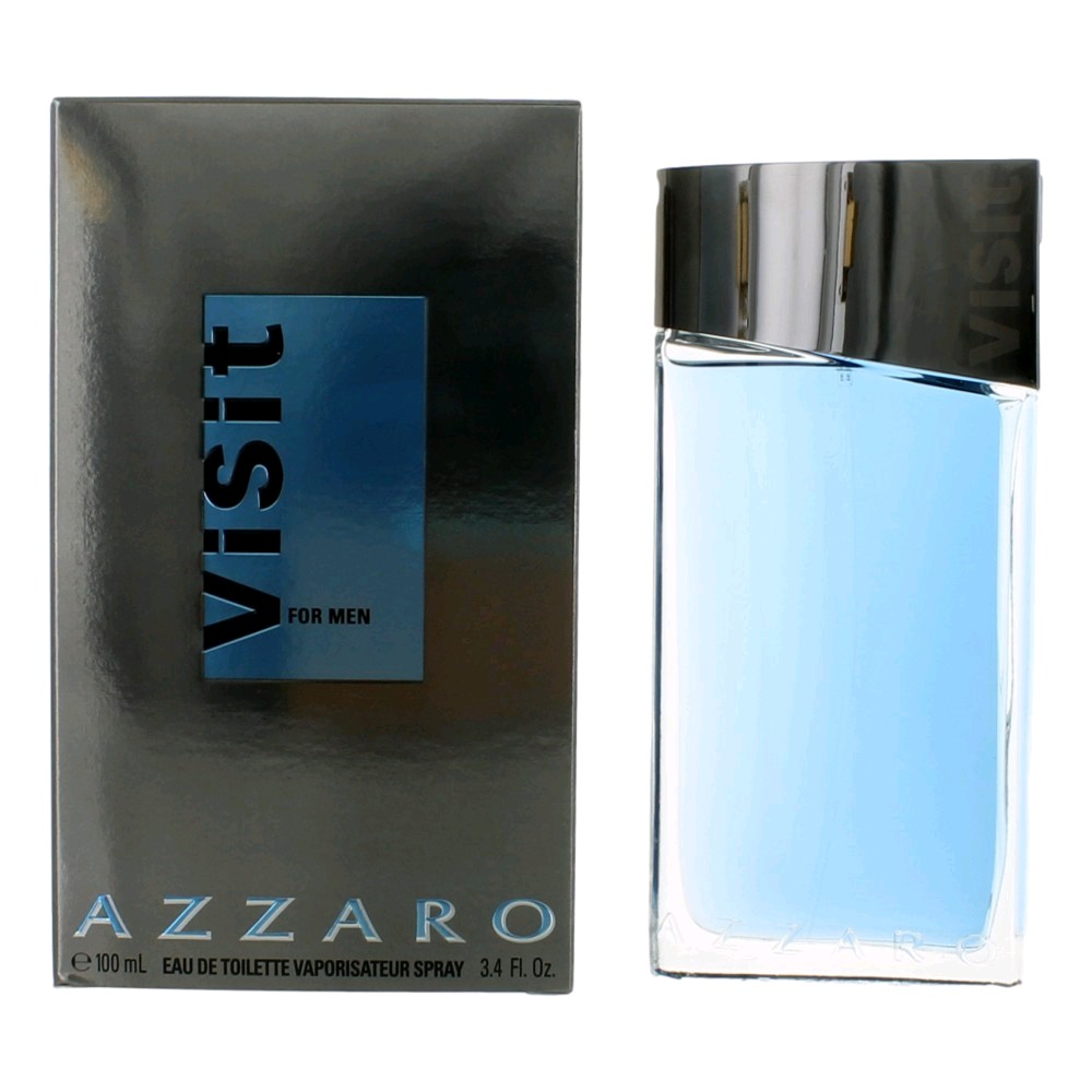 Visit by Azzaro 3.4 oz Eau De Toilette Spray for Men