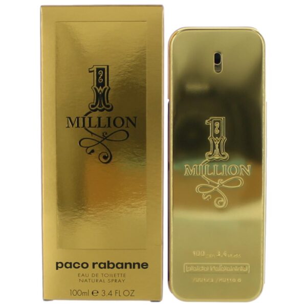 1 Million By Paco Rabanne 3.4 oz EDT Spray for Men