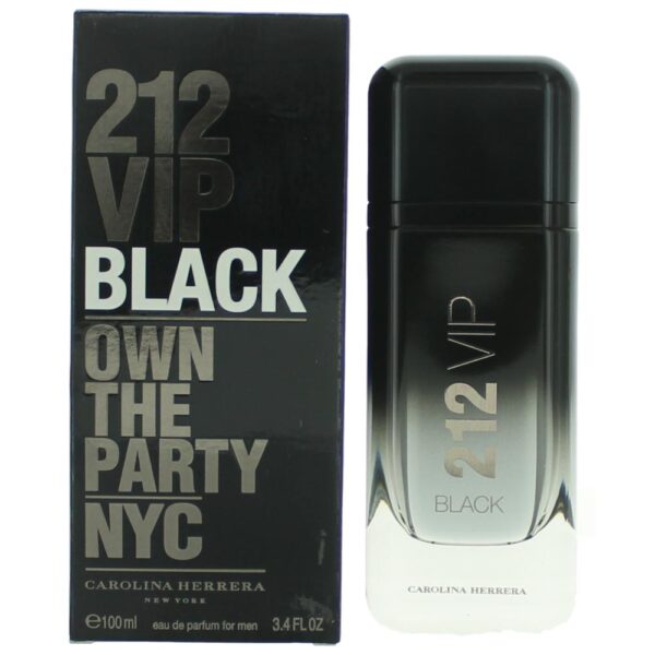 212 VIP Black By Carolina Herrera 3.4 oz EDP Spray for Men