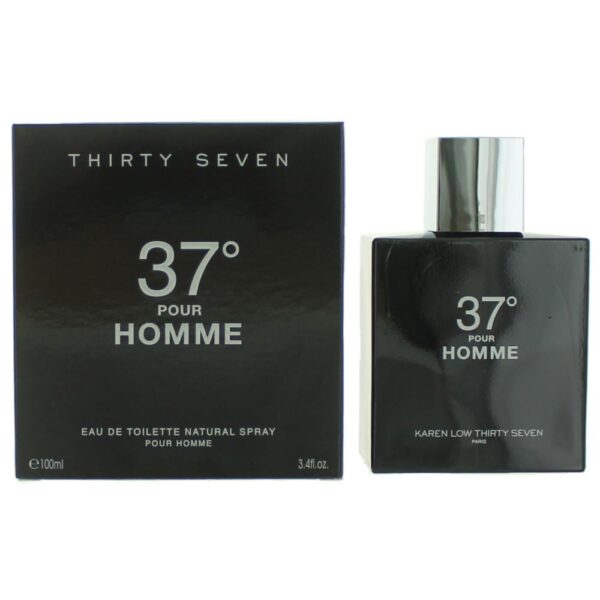 37 Degrees By Karen Low 3.4 oz EDT Spray for Men