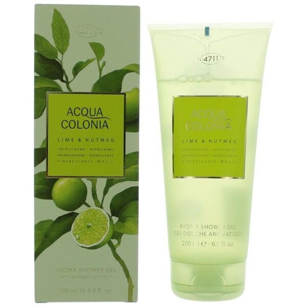 Acqua Colonia Lime & Nutmeg By 4711 6.8 oz Shower Gel for Unisex