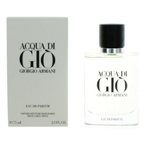 Acqua Di Gio By Giorgio Armani 2.5 oz EDP Spray Refillable for Men